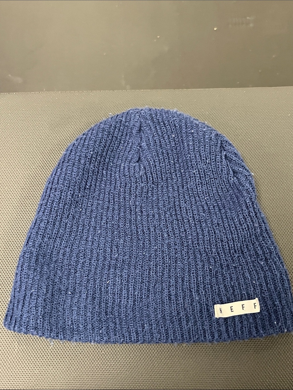 Neff Navy Blue Rib Knit Beanie #1249